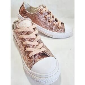 Converse Chuck Taylor All Star Low GS Dusk Pink GlitterSize 1